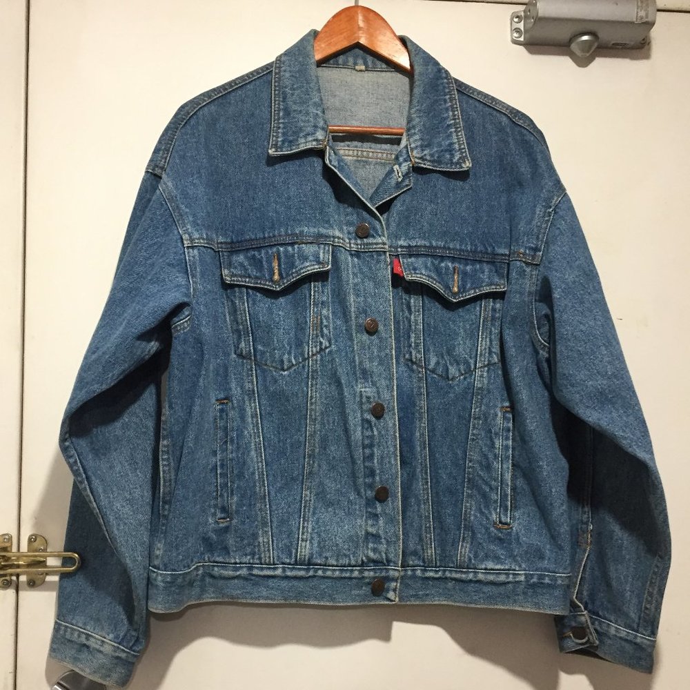 VINTAGE OCEAN PACIFIC DENIM JACKETS SIZE XL - Picture 4 of 7